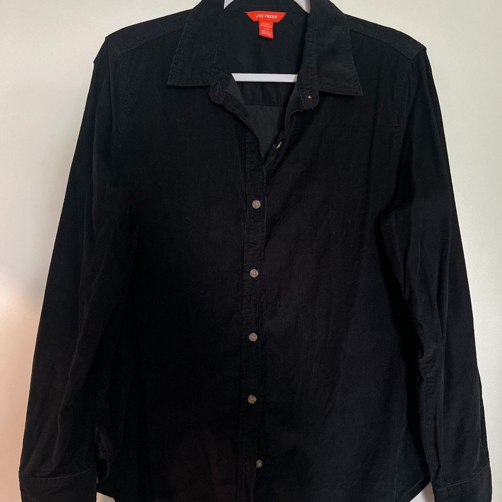 Joe Fresh Corduroy Button Up NWOT